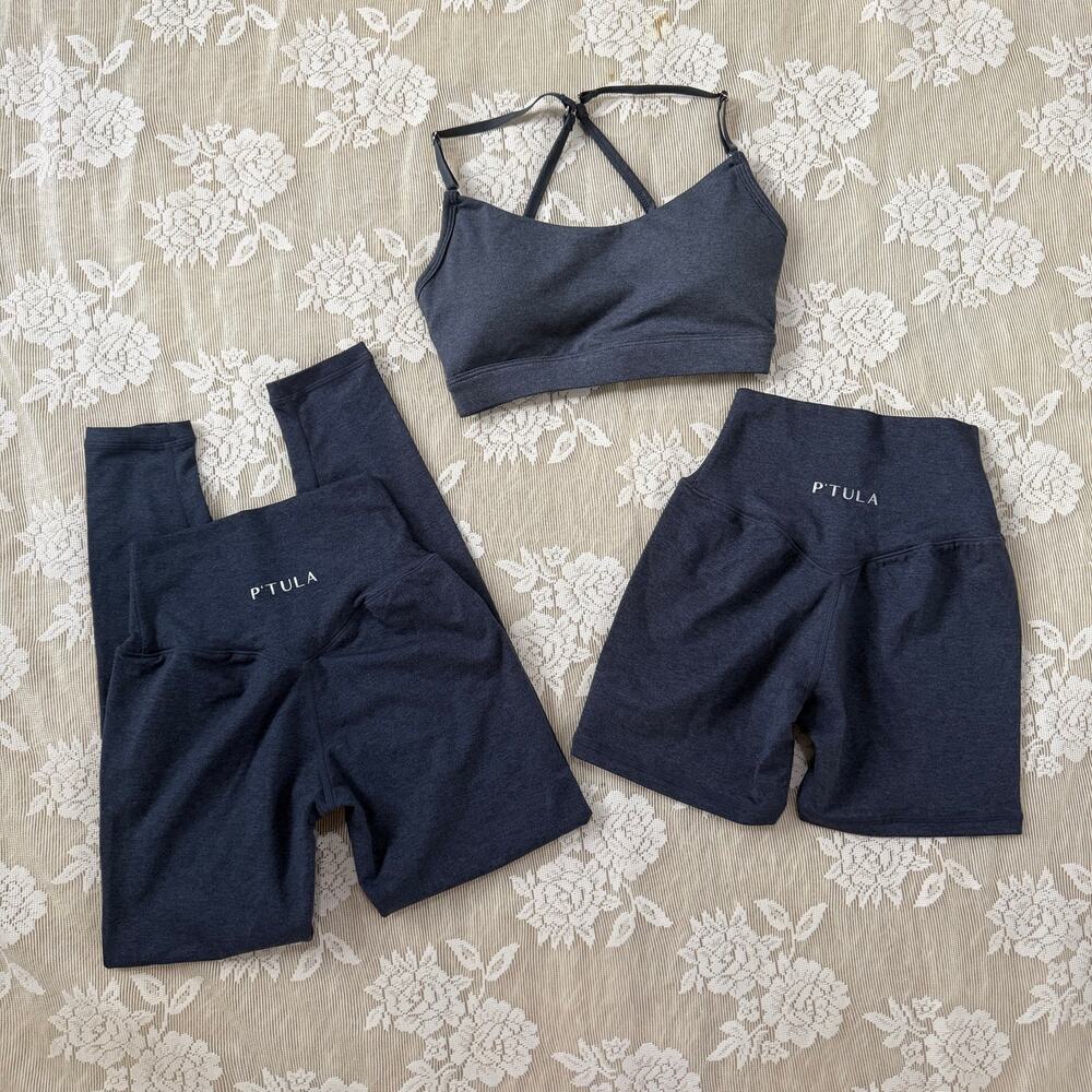 P’TULA Women’s 3-Piece Activewear Set XS